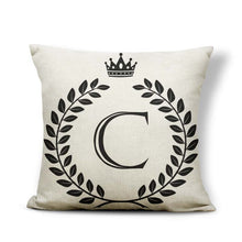 Load image into Gallery viewer, Alphabet Letter A-Z Cushion Covers
