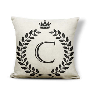 Alphabet Letter A-Z Cushion Covers