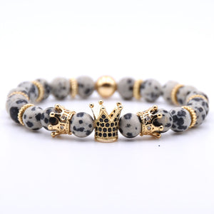 Gold Crown Bracelet For Men or Women