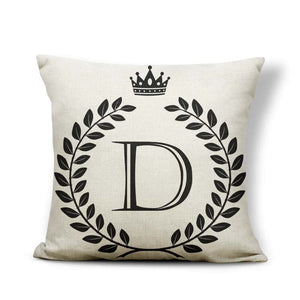 Alphabet Letter A-Z Cushion Covers