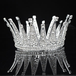 Vintage Crystal Queen  Bridal Tiara