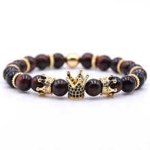 Load image into Gallery viewer, Gold Crown Bracelet For Men or Women
