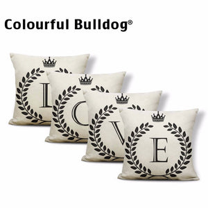 Alphabet Letter A-Z Cushion Covers