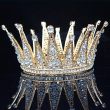 Load image into Gallery viewer, Vintage Crystal Queen  Bridal Tiara
