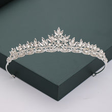 Load image into Gallery viewer, Gold Silver Color Tiaras And Crowns For Bride
