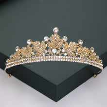 Load image into Gallery viewer, Gold Silver Color Tiaras And Crowns For Bride
