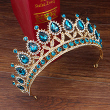 Load image into Gallery viewer, Vintage Crystal Queen Tiaras
