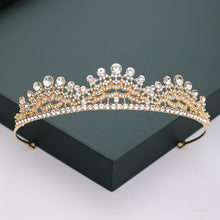 Load image into Gallery viewer, Gold Silver Color Tiaras And Crowns For Bride
