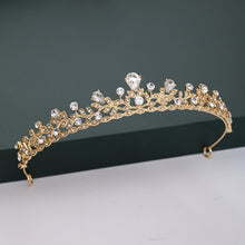 Load image into Gallery viewer, Gold Silver Color Tiaras And Crowns For Bride
