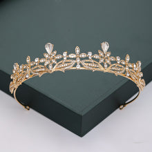 Load image into Gallery viewer, Gold Silver Color Tiaras And Crowns For Bride
