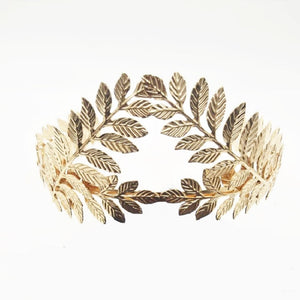 Vintage Gold Leaf Tiara