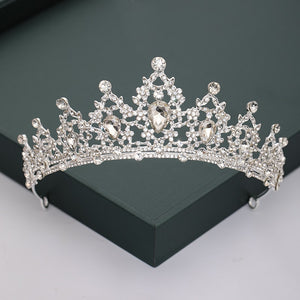 Gold Silver Color Tiaras And Crowns For Bride