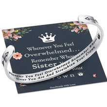 Load image into Gallery viewer, Engraved Inspirational Cuff Bracelet Gift
