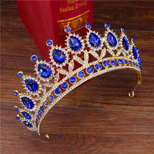 Load image into Gallery viewer, Vintage Crystal Queen Tiaras
