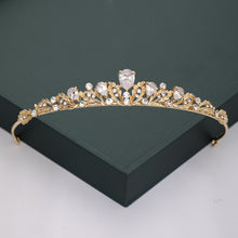 Load image into Gallery viewer, Gold Silver Color Tiaras And Crowns For Bride
