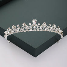 Load image into Gallery viewer, Gold Silver Color Tiaras And Crowns For Bride
