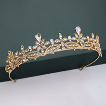 Load image into Gallery viewer, Gold Silver Color Tiaras And Crowns For Bride
