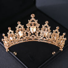 Load image into Gallery viewer, Crystal Wedding Hair Tiara + many styles/colors
