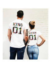 Load image into Gallery viewer, King Queen Couple Matching T-Shirts
