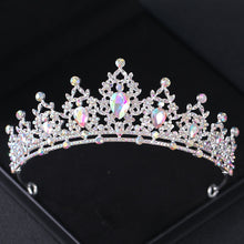 Load image into Gallery viewer, Crystal Wedding Hair Tiara + many styles/colors
