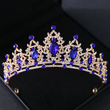 Load image into Gallery viewer, Crystal Wedding Hair Tiara + many styles/colors
